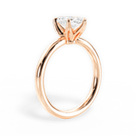 Abigail Marquise Cut Lab Grown Diamond 18Kt Rose Gold Engagement Ring - View 3