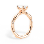 Bianca Marquise Cut Lab Grown Diamond 18Kt Rose Gold Engagement Ring - View 2