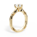 Claire Heart Cut Lab Grown Diamond 18Kt Yellow Gold Engagement Ring - View 3
