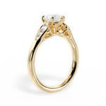 Cecilia Heart Cut Lab Grown Diamond 18Kt Yellow Gold Engagement Ring - View 4