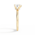 Cara Heart Cut Lab Grown Diamond 18Kt Yellow Gold Engagement Ring - View 3