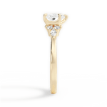 Cynthia Heart Cut Lab Grown Diamond 18Kt Yellow Gold Engagement Ring - View 4