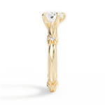 Claire Heart Cut Lab Grown Diamond 18Kt Yellow Gold Engagement Ring - View 2