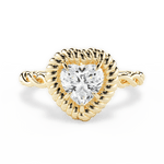 Belinda Heart Cut Lab Grown Diamond 18Kt Yellow Gold Engagement Ring