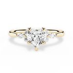 Cynthia Heart Cut Lab Grown Diamond 18Kt Yellow Gold Engagement Ring