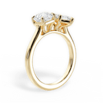 Leticia Marquise Cut Lab Grown Diamond 18Kt Yellow Gold Engagement Ring - View 3