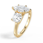 Leticia Marquise Cut Lab Grown Diamond 18Kt Yellow Gold Engagement Ring - View 4