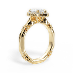 Erica Marquise Cut Lab Grown Diamond 18Kt Yellow Gold Engagement Ring - View 3