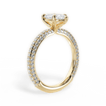 Kristen Marquise Cut Lab Grown Diamond 18Kt Yellow Gold Engagement Ring - View 3