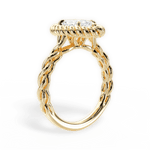 Belinda Marquise Cut Lab Grown Diamond 18Kt Yellow Gold Engagement Ring - View 4