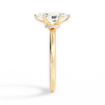 Cara Marquise Cut Lab Grown Diamond 18Kt Yellow Gold Engagement Ring - View 2