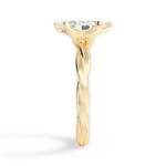 Bianca Marquise Cut Lab Grown Diamond 18Kt Yellow Gold Engagement Ring - View 2