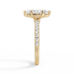 Elsie Marquise Cut Lab Grown Diamond 18Kt Yellow Gold Engagement Ring - View 2