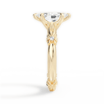 Claire Marquise Cut Lab Grown Diamond 18Kt Yellow Gold Engagement Ring - View 3