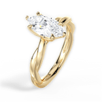 Bianca Marquise Cut Lab Grown Diamond 18Kt Yellow Gold Engagement Ring - View 3