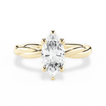Bianca Marquise Cut Lab Grown Diamond 18Kt Yellow Gold Engagement Ring