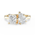 Esther Pear Cut Lab Grown Diamond 18Kt Yellow Gold Engagement Ring