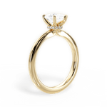 Cara Pear Cut Lab Grown Diamond 18Kt Yellow Gold Engagement Ring - View 4