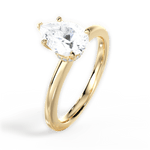 Cara Pear Cut Lab Grown Diamond 18Kt Yellow Gold Engagement Ring - View 3