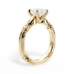 Claire Princess Cut Lab Grown Diamond 18Kt Yellow Gold Engagement Ring - View 2
