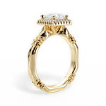 Erica Princess Cut Lab Grown Diamond 18Kt Yellow Gold Engagement Ring - View 3