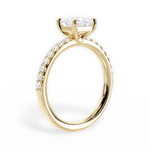 Elsie Princess Cut Lab Grown Diamond 18Kt Yellow Gold Engagement Ring - View 3