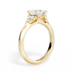 Celeste Princess Cut Lab Grown Diamond 18Kt Yellow Gold Engagement Ring - View 2