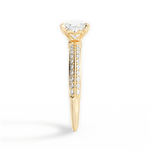 Gail Princess Cut Lab Grown Diamond 18Kt Yellow Gold Engagement Ring - View 3