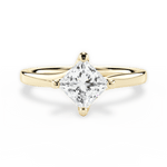 Ashley Princess Cut Lab Grown Diamond 18Kt Yellow Gold Engagement Ring