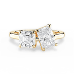 Leticia Radiant Cut Lab Grown Diamond 18Kt Yellow Gold Engagement Ring