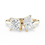 Lorraine Radiant Cut Lab Grown Diamond 18Kt Yellow Gold Engagement Ring