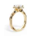 Erica Radiant Cut Lab Grown Diamond 18Kt Yellow Gold Engagement Ring - View 2