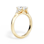 Celeste Radiant Cut Lab Grown Diamond 18Kt Yellow Gold Engagement Ring - View 2
