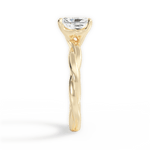Bianca Radiant Cut Lab Grown Diamond 18Kt Yellow Gold Engagement Ring - View 2