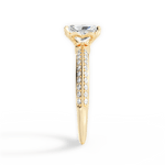 Gail Radiant Cut Lab Grown Diamond 18Kt Yellow Gold Engagement Ring - View 2