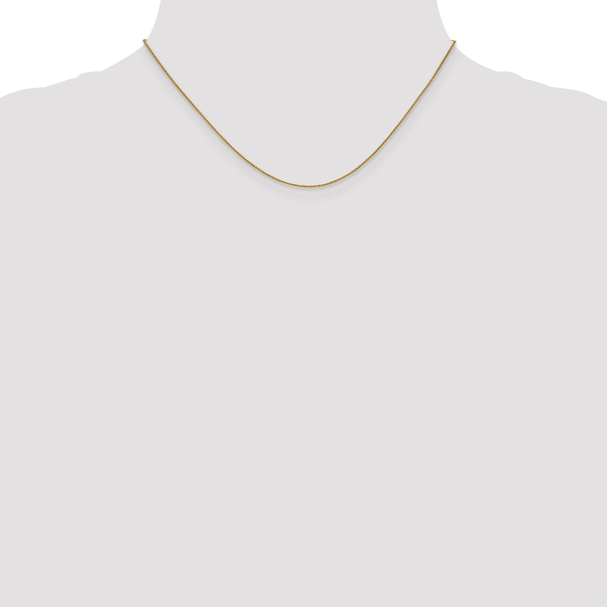 Leslie's 14k .85mm Spiga Chain - 16 inch