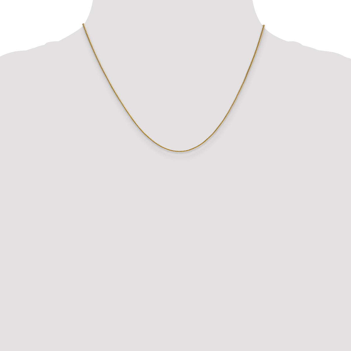 Leslie's 14k .85mm Spiga Chain - 18 inch