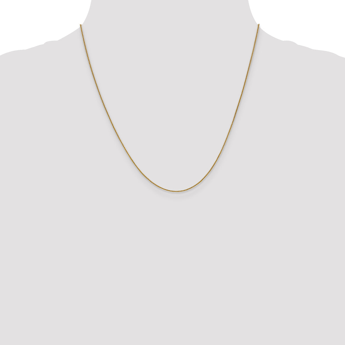 Leslie's 14k .85mm Spiga Chain - 20 inch