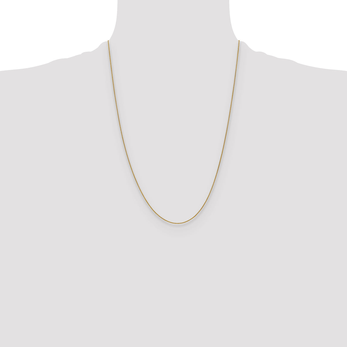Leslie's 14k .85mm Spiga Chain - 24 inch