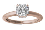 Brianna Asscher Cut Lab Grown Diamond 18Kt Rose Gold Engagement Ring - View 2
