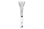 Elise Asscher Cut Lab Grown Diamond 14Kt White Gold Engagement Ring - View 4