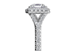 Judy Asscher Cut Lab Grown Diamond 14Kt White Gold Engagement Ring - View 2