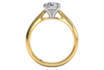 Camila Cushion Cut Lab Grown Diamond 18Kt Yellow Gold Engagement Ring - View 3