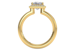 Karen Princess Cut Lab Grown Diamond 18Kt Yellow Gold Engagement Ring - View 2
