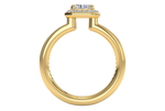 Karen Radiant Cut Lab Grown Diamond 18Kt Yellow Gold Engagement Ring - View 2