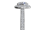Karen Round Cut Lab Grown Diamond 18Kt White Gold Engagement Ring - View 2