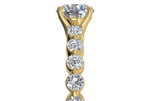 Jillian Cushion Cut Lab Grown Diamond 18Kt Yellow Gold Engagement Ring - View 2