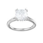 Valerie cushion lab diamond engagement ring in 14k white gold - view 5