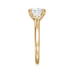 Valerie cushion lab diamond engagement ring in 18k yellow gold - view 4