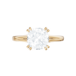 Valerie cushion lab diamond engagement ring in 18k yellow gold - view 6
